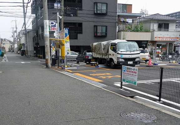 道順（新御堂筋側から）